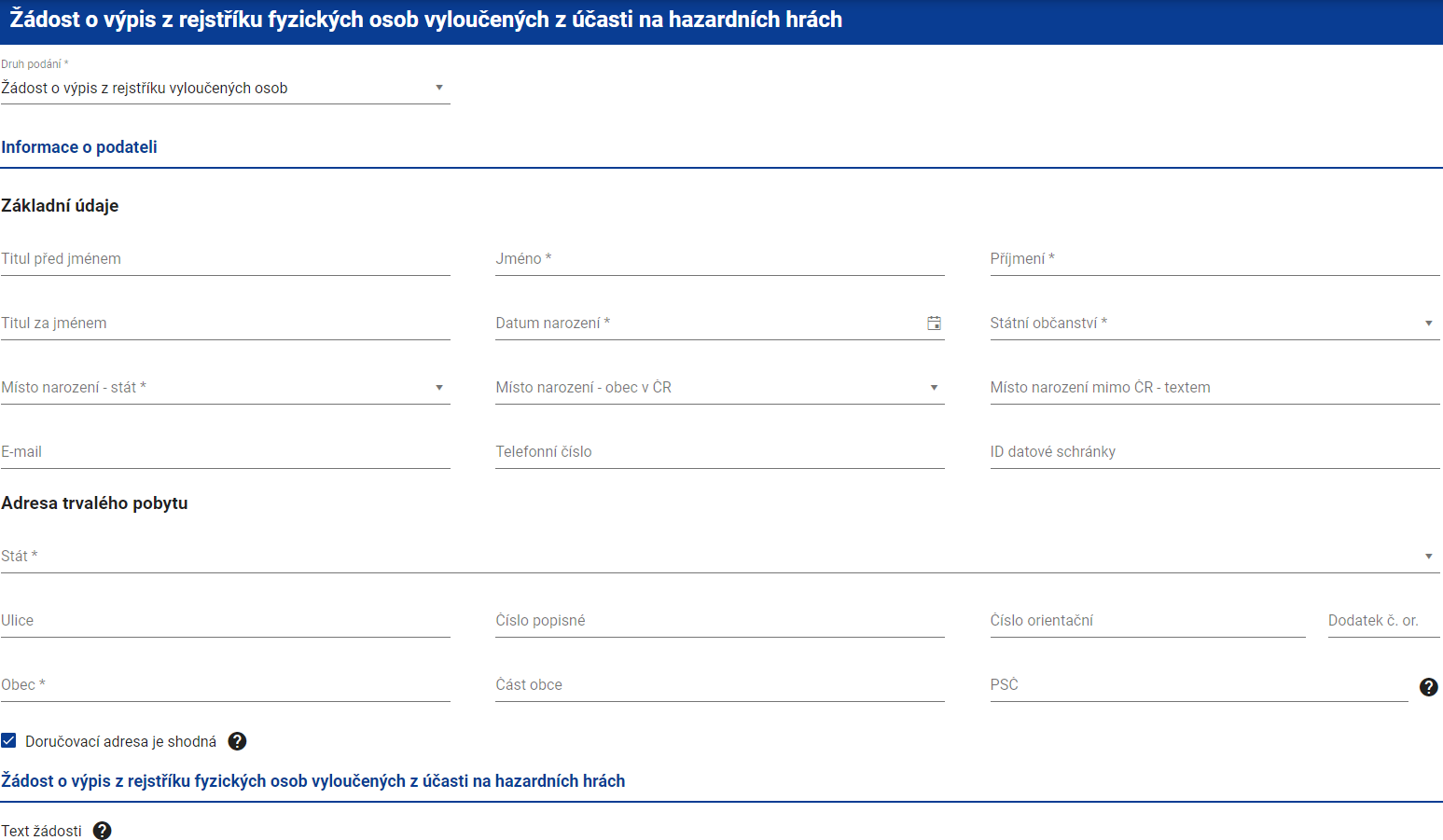 Kde najdu registr vyloučených osob z hazardu? Co je to hazardní rejstřík?