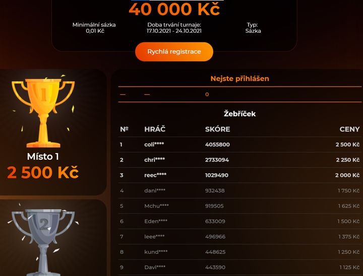 Zabojujte o trůn ve Fortune Clock Casino turnaji