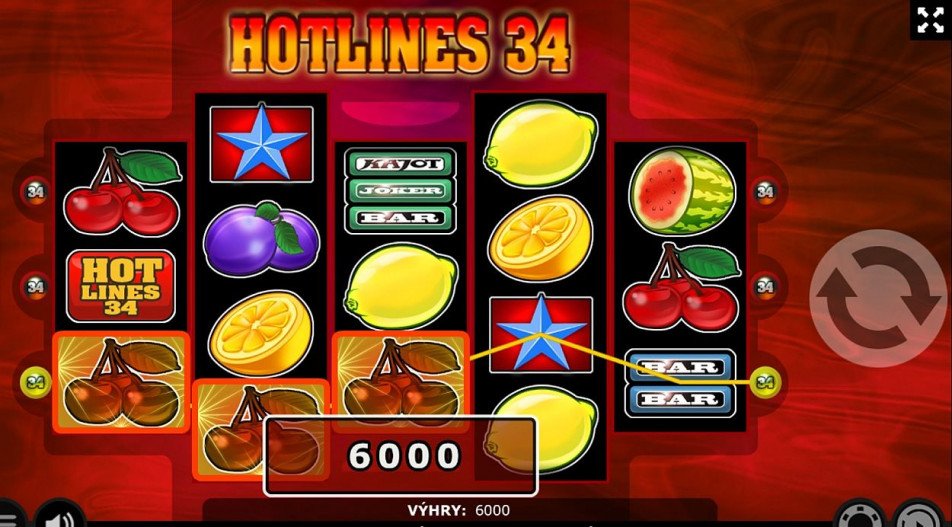 Hot Line 34 Go Free Spins Zdarma v Kajotu