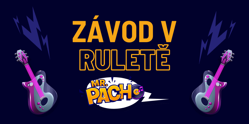 Závod v Ruletě v casinu Mr. Pacho: Získejte svůj podíl ze 200,000 Kč!