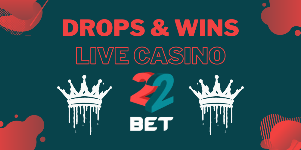 Drops & Wins v casinu 22Bet: Vyhrajte podíl z 500 000 € každý den!