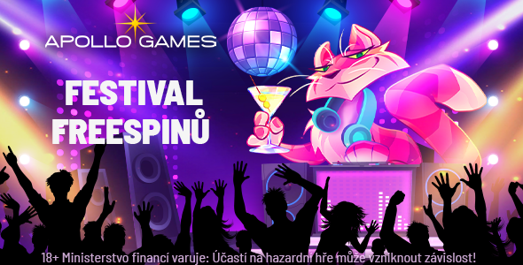 🔥Festival Free Spinů v Apollo Games🔥