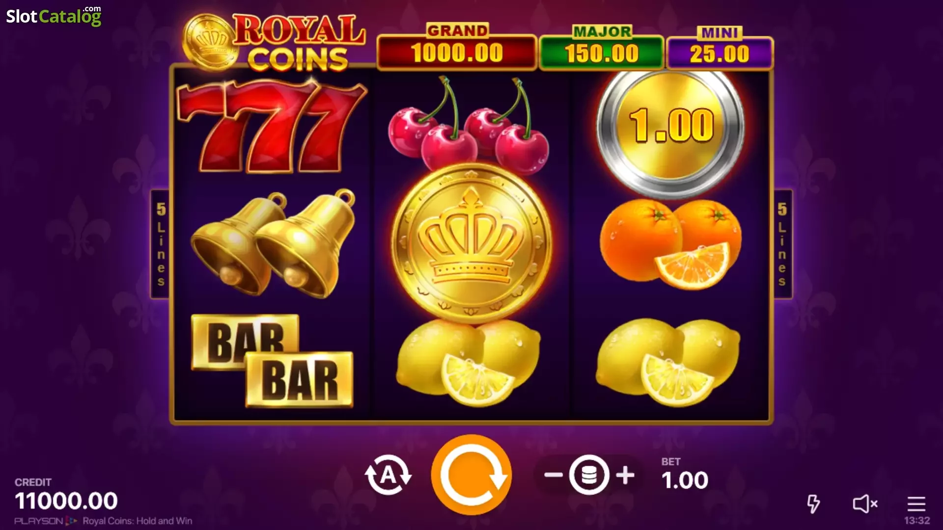 Orient Xpress slaví vkladovým bonusem příchod Royal Coins: Hold and Win.