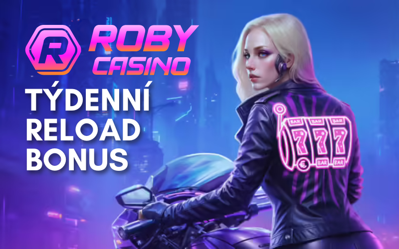 Týdenní Reload Bonus v RobyCasino: Získejte 50 free spinů každý týden!