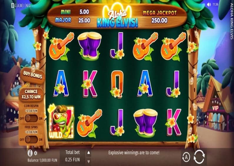 🍹Aloha King Elvis: online výherní automat na 22Bet🍹