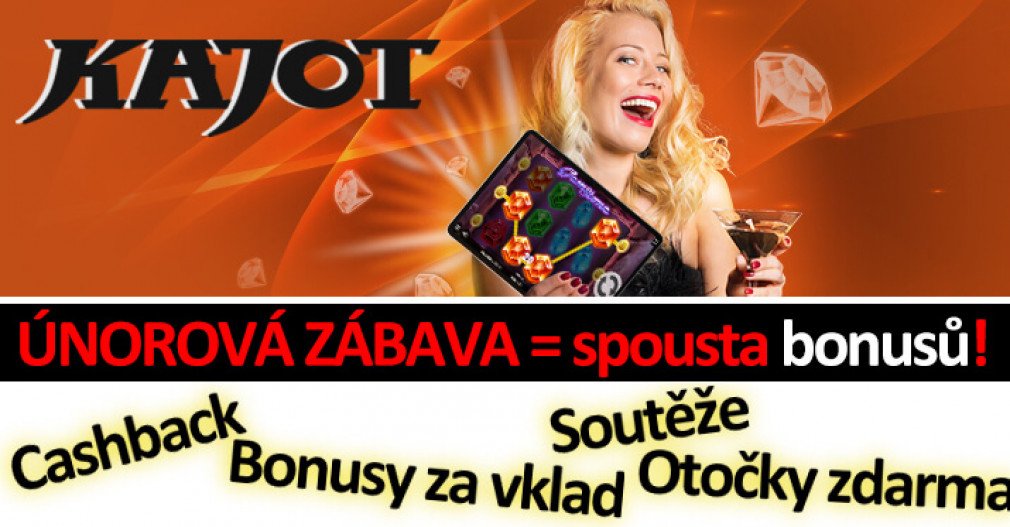 Únorové bonusy v online casinu Kajot Casino