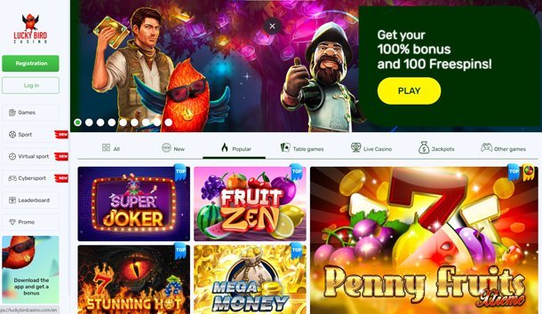 Přijďte si pro Lucky Bird free spins bonus!