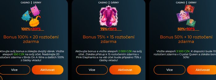 Jaký je welcome bonus Fortune Clock Casina?