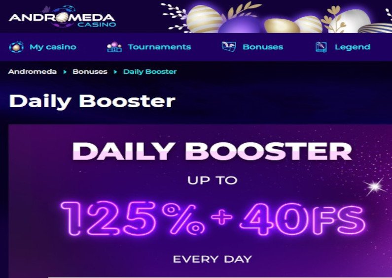 🚀Andromeda Casino nabízí Daily Booster🚀