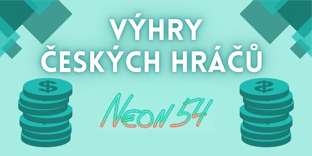 Neon54 online casino: Nejvetší výhry českých hráčů za uplynulé týdny