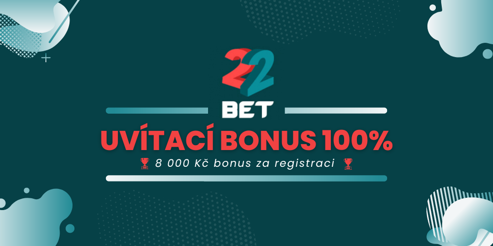 Využijte bonus za registraci v casinu 22Bet a získejte až 8 000 Kč!