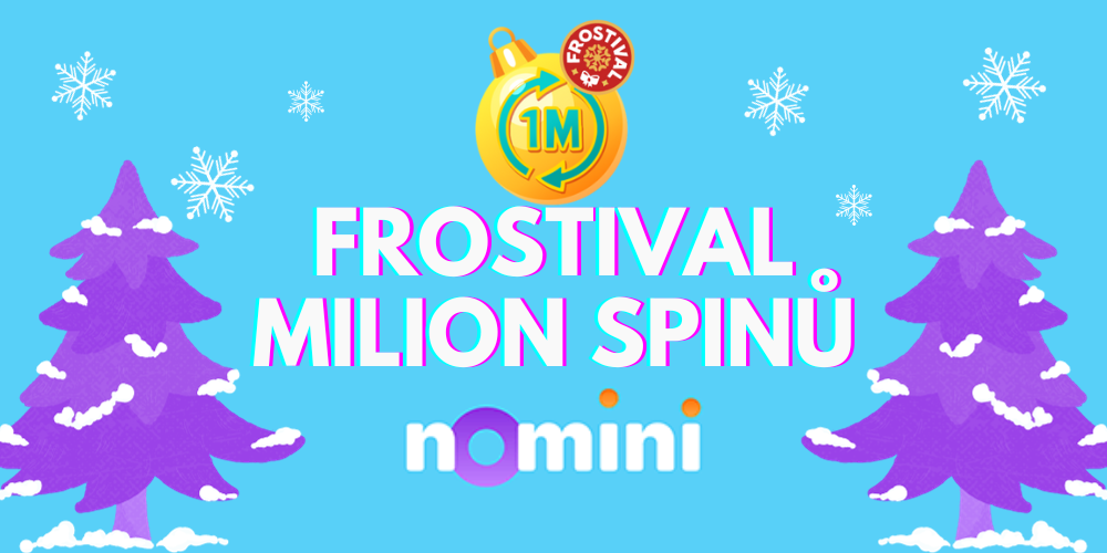 Nomini casino: Frostival Milion Spinů přináší free spiny každý den!