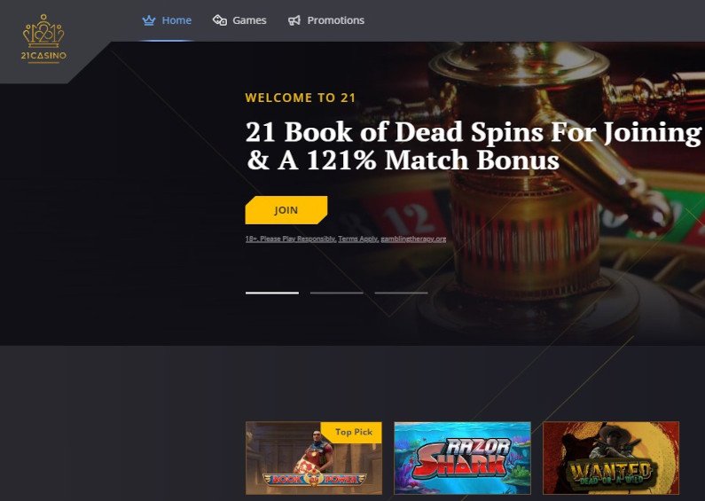 🎁Vstupní bonus u 21 Casino🎁