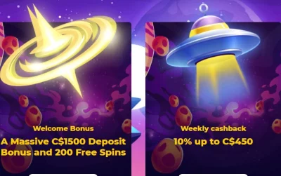 Jaký je welcome bonus CosmicSlot Casina?