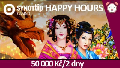 Synot Tip Casino Happy Hours turnaj aneb o víkendu se vyplatí sázet