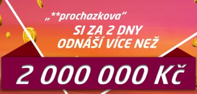 MEGA výhra 2 000 000 Kč v SYNOT TIP!