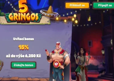 5Gringos Casino recenze ☑️ | 5 originálních vstupních bonusů🔥