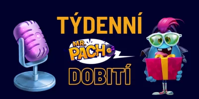 Týdenní Dobití v casinu Mr. Pacho: Získejte 50 free spinů každý týden!