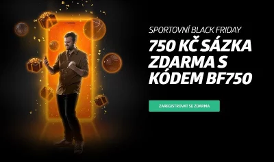 Sportovní Black Friday v Betanu: 750 Kč sázka zdarma