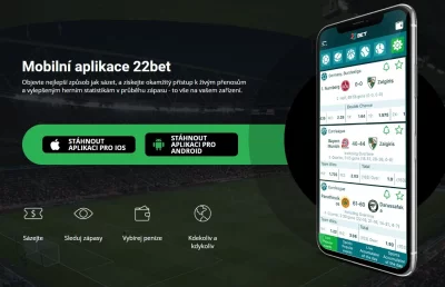 22Bet aplikace pro kurzové sázení