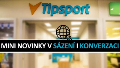 Tipsport: mini vylepšení fóra, sázení a podobné aktualizace