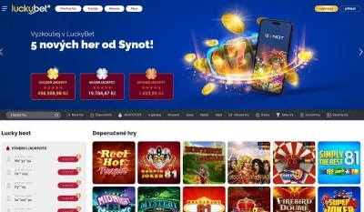 LuckyBet Casino bonusy🎁 - vše, co potřebujete vědět