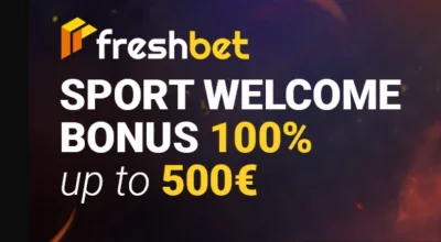 Freshbet láká na širokou nabídku a 500 € bonus k prvnímu vkladu