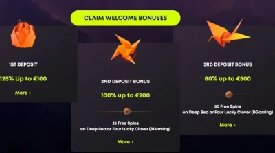 Jaký je welcome bonus Spin Samurai?