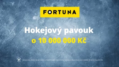 Vyhrajte 10 000 000 Kč u Fortuny! Hokejový pavouk k MS v hokeji je tu