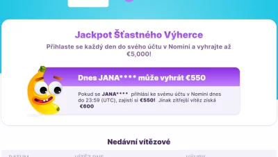 Nomini Casino - Jackpot Šťastného Výherce🔥