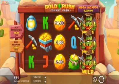 ⛏Gold Rush Johnny Cash: online výherní automat na 22Bet⛏