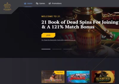 🎁Vstupní bonus u 21 Casino🎁