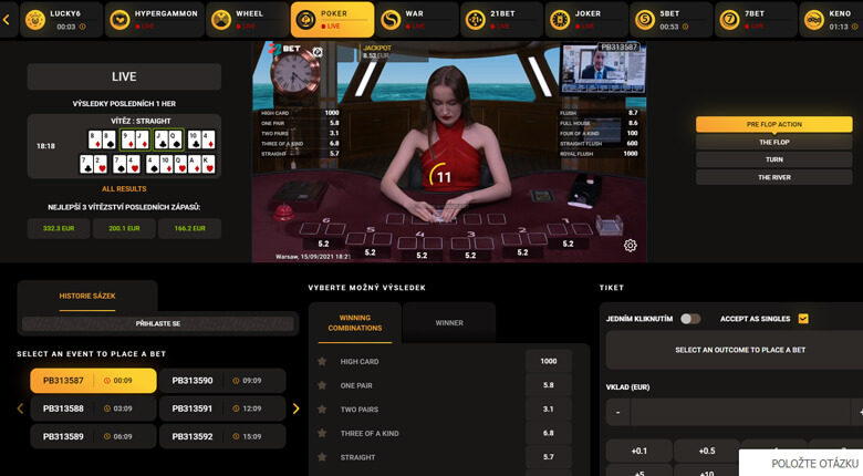 Online casino 22Bet - live casino