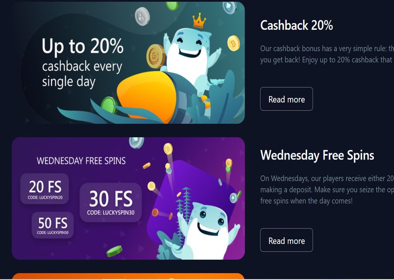 Bets.io Casino bonusy