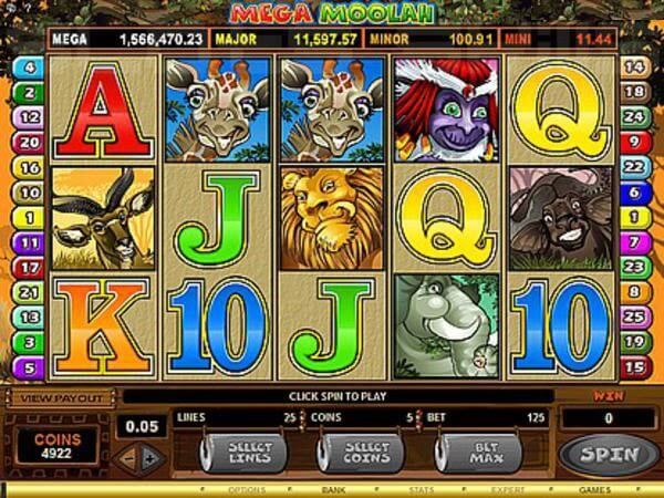 Mega Moolah slot