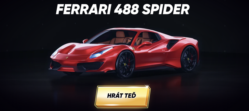 Soutěž o Ferrari v QuickWin casinu