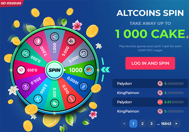 Lucky Spin - online casino Betfury