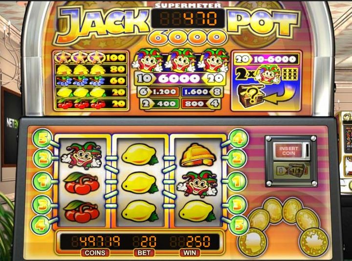 Výherní automat Jackpot 6000