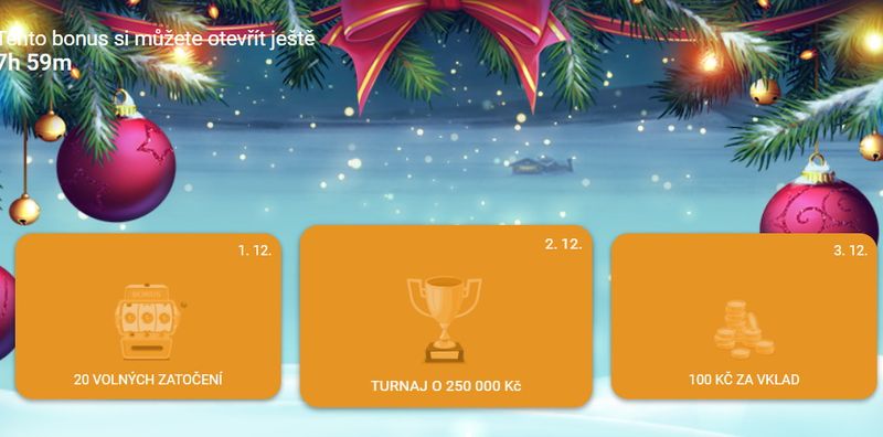 Tipsport Vegas Casino: adventní kalendář! - detail