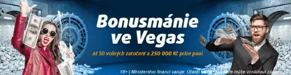 Tipsport Vegas promoakce Bonusmánie