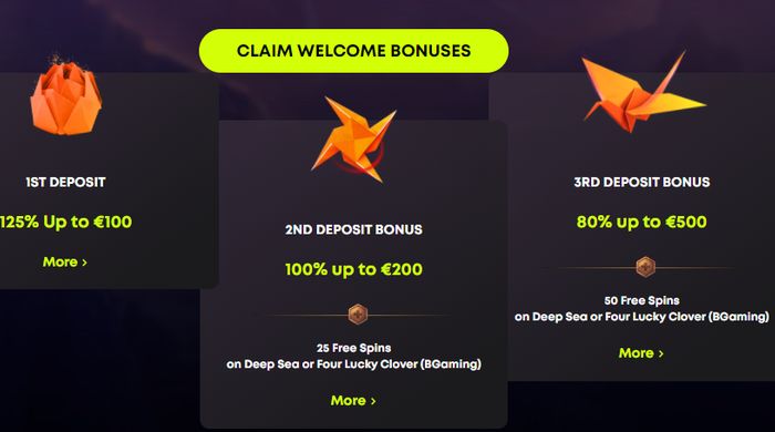 Welcome bonus