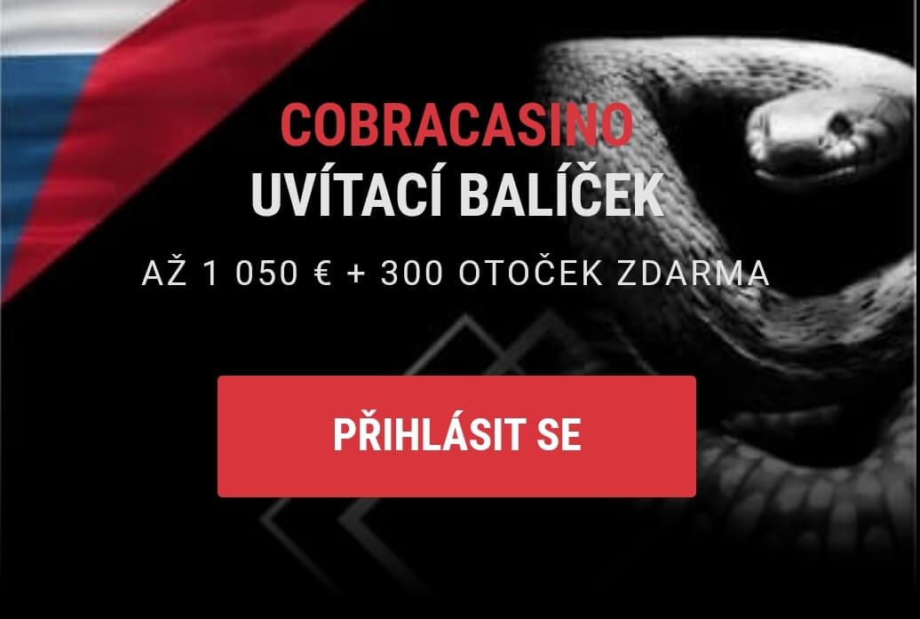 Cobra Casino - uvítací balíček