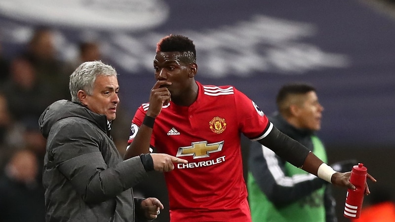 José Mourinho a Paul Pogba