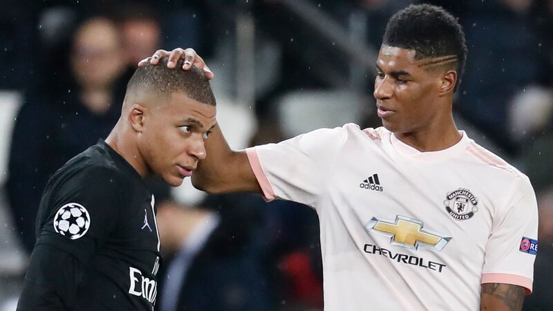 Mbappé a Rashford