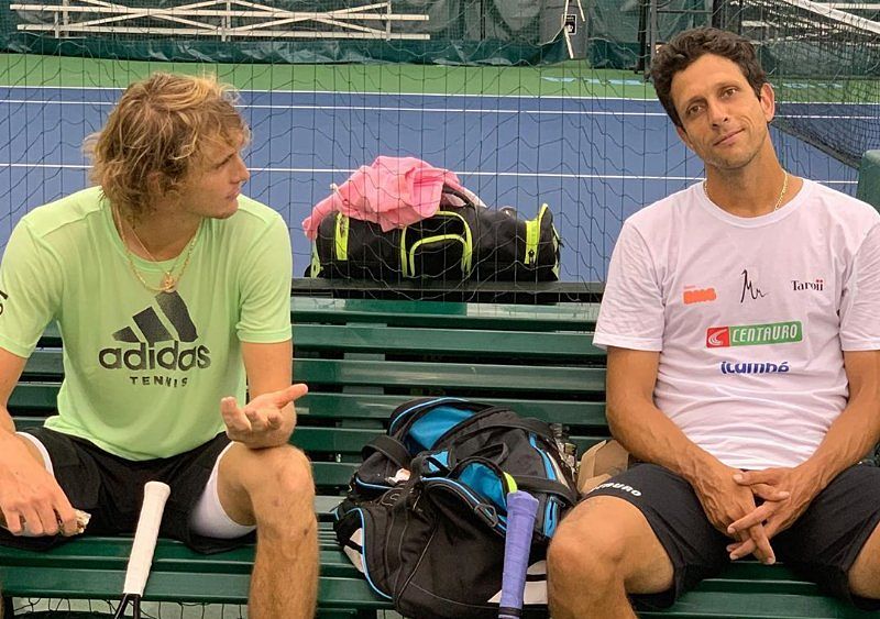 Zverev a Melo