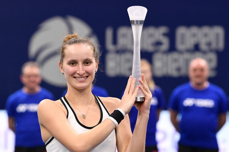 První turnajový triumf Vondroušové přišel v Bielu 2017