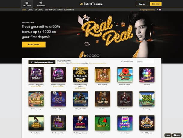 Online casino InterCasino