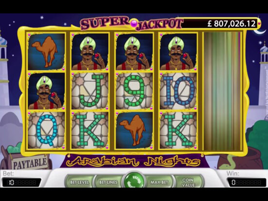 Progresivní jackpot Arabian Nights