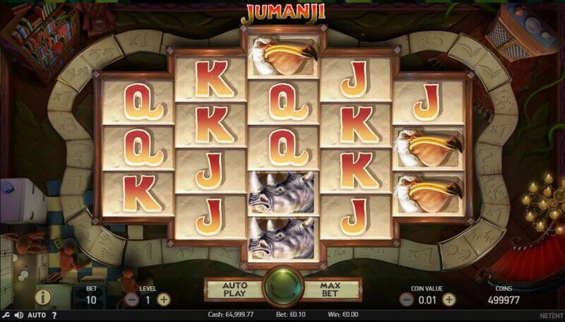 Free spiny na automat Jumanji