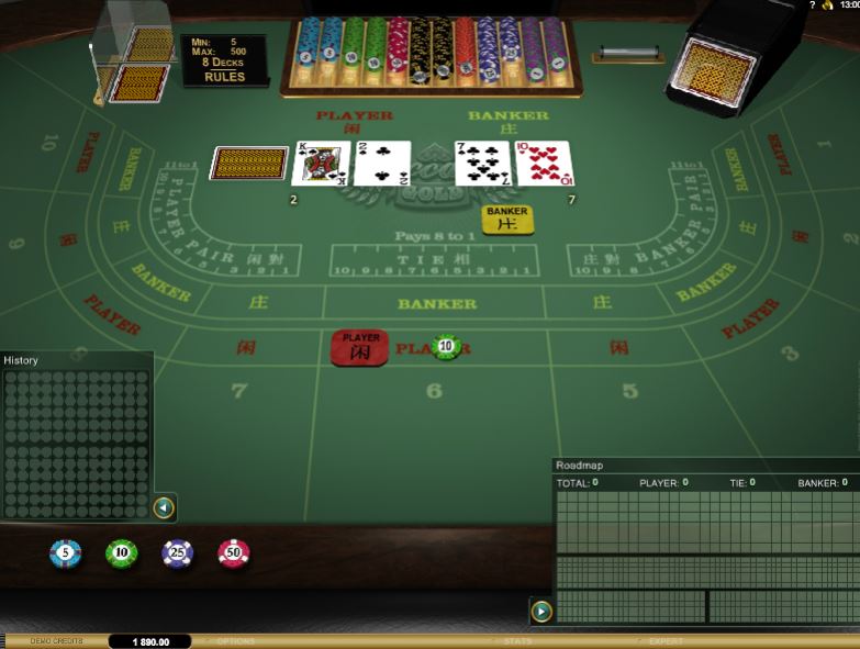 Baccarat pro více hráčů v online casinu Kassu Casino